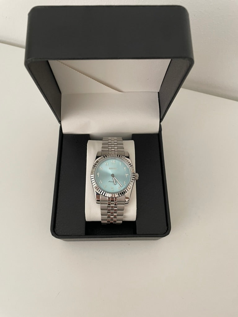 Tiffany Blue Arabic DJ 36mm - Seiko Mods